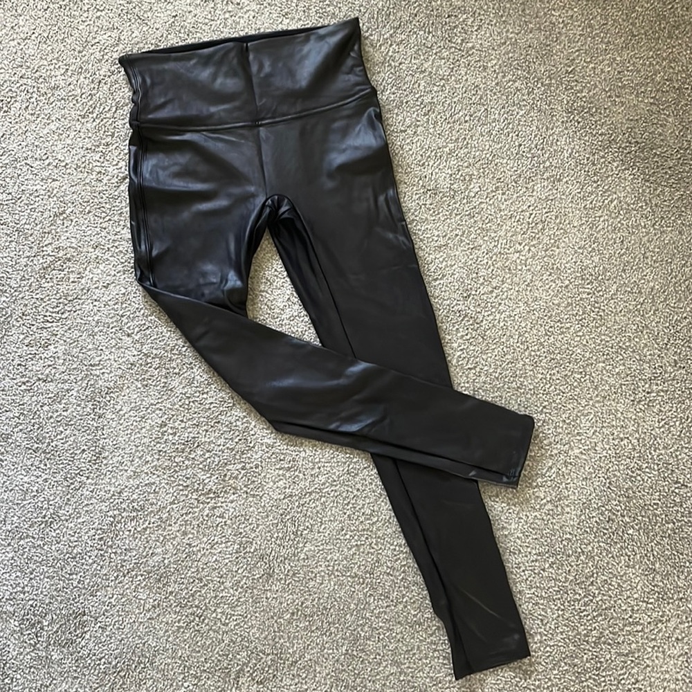 SPANX faux leather leggings